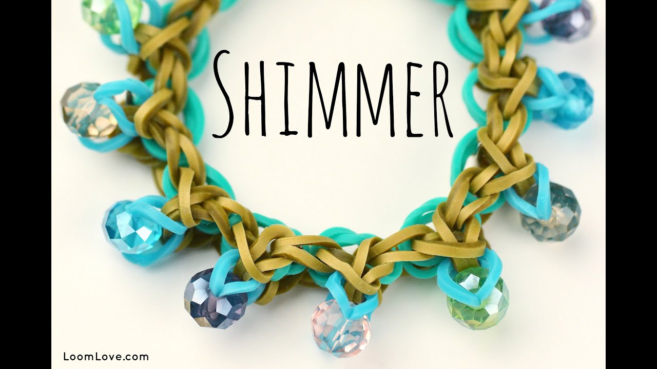 How to Make a Rainbow Loom Shimmer Bracelet