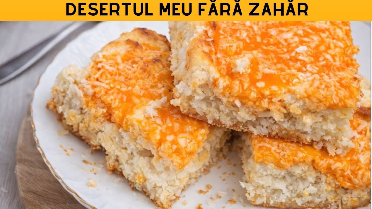 Prajitura fara zahar cu iaurt grecesc! O faci in 20 de minute!