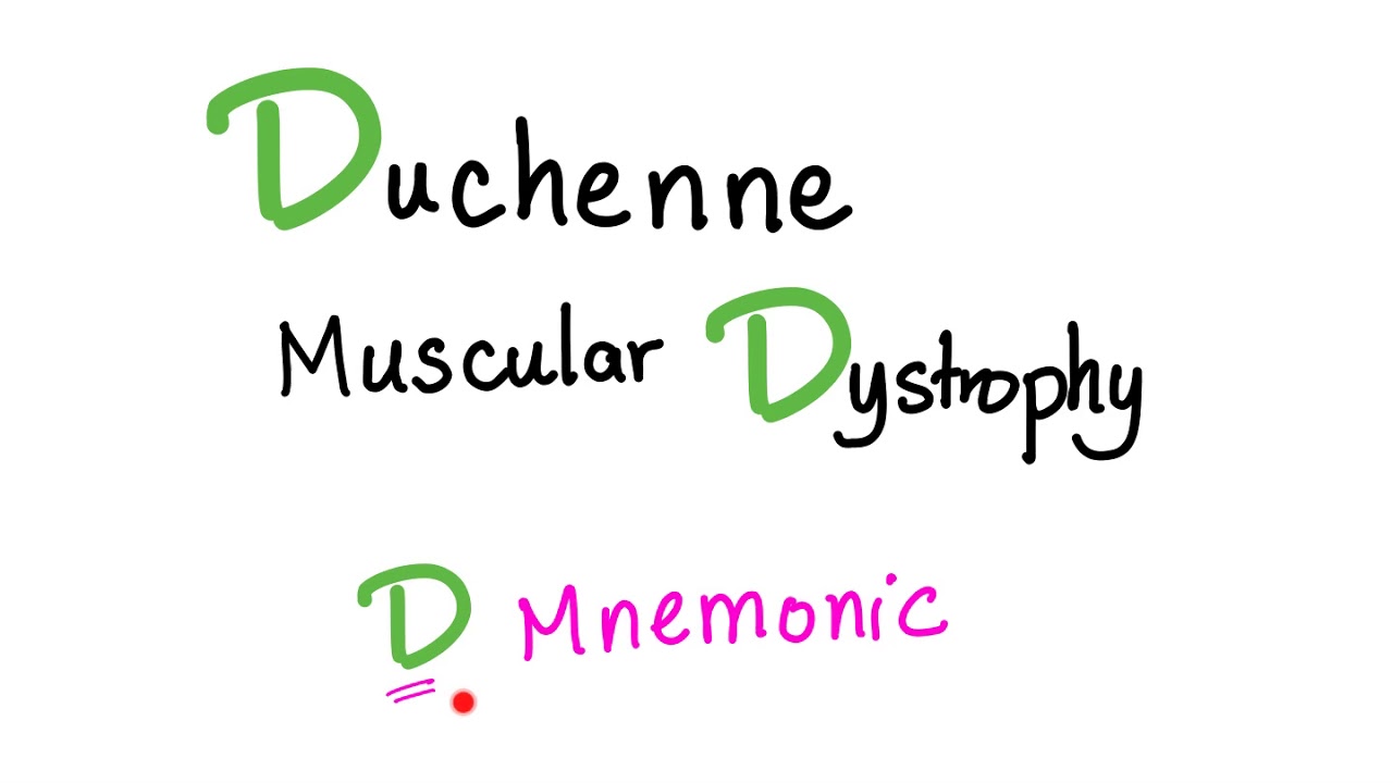 Duchenne Muscular Dystrophy (DMD) -  Muscle Weakness - The D Mnemonic