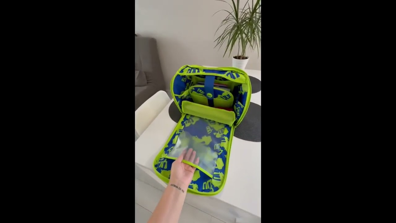 Видео ранцы рюкзак YUU для школы легкие ортопедические