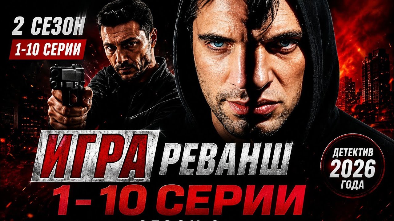 Игра. Реванш _ 2 сезон 1&ndash;10 НОВЫЙ РУССКИЙ БОЕВИК 2026 &ndash; ДЕТЕКТИВ 2026 ГОДА РУССКИЙ БОЕВИК