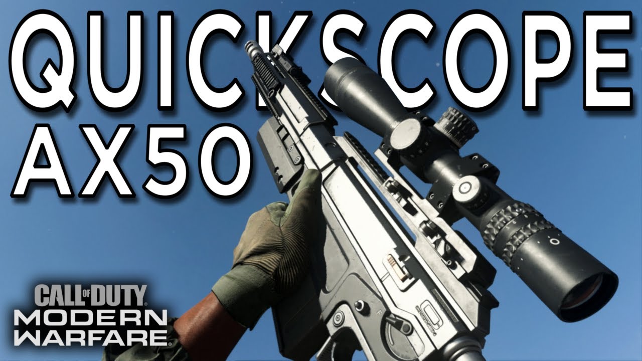 QUICKSCOPE AX50 (Hardscopes, as well 😂) in Modern Warfare 2019 Gameplay