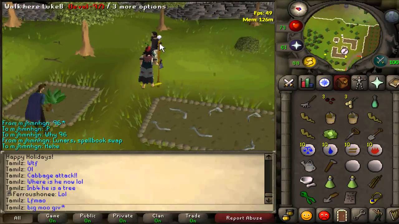 runescape mod archie trolling (chris archie)