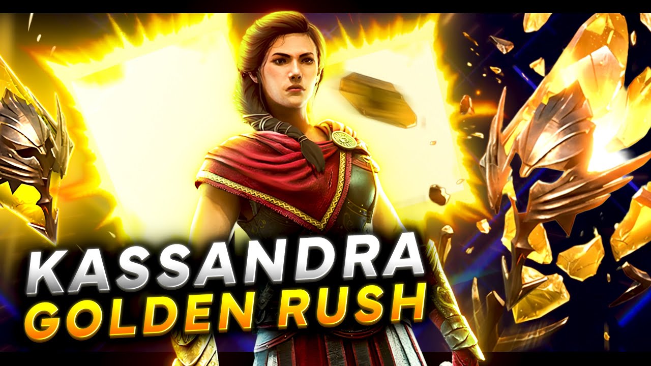 I HIT GOLD! Opening My Sacred Shards For Kassandra's Summon Rush Event! | Raid Shadow Legends