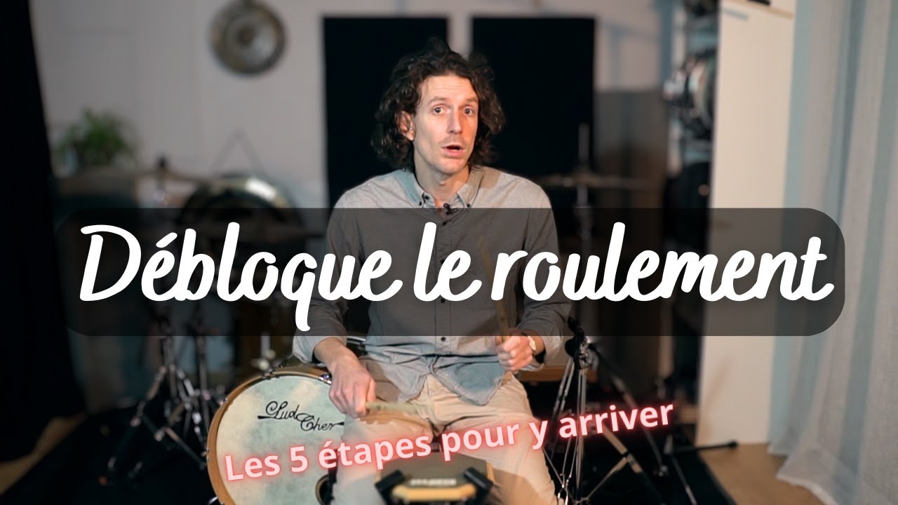 5 étapes / exercices pour débloquer le roulement - Cours de batterie - A Vos Baguettes