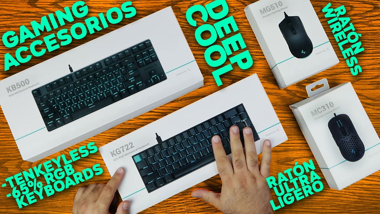 Tenkeyless, del 60%, ultraligeros ó inalámbricos ¿Como TE GUSTAN los periféricos de tu PC? DeepCool