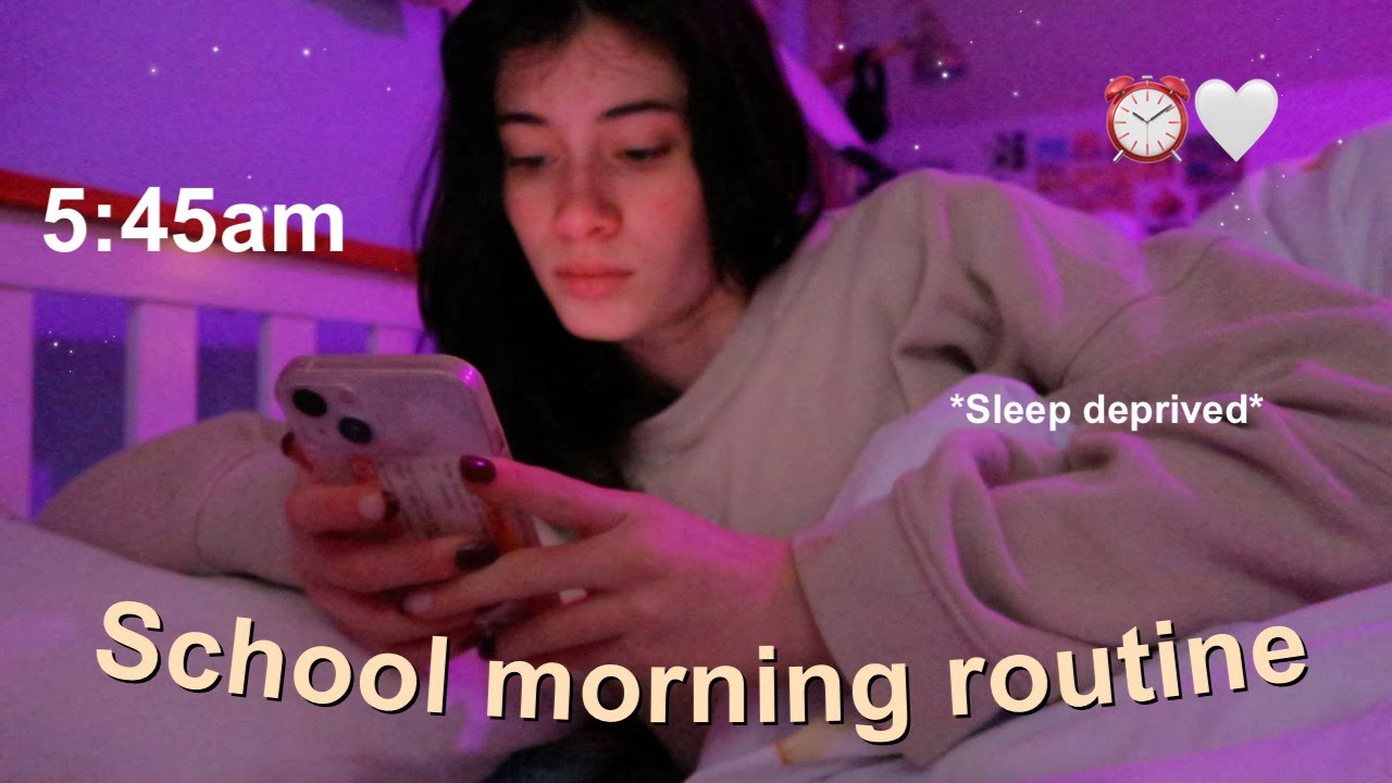grwm for school ⋆.ೃ࿔*: || my morning routine (*chaotic)