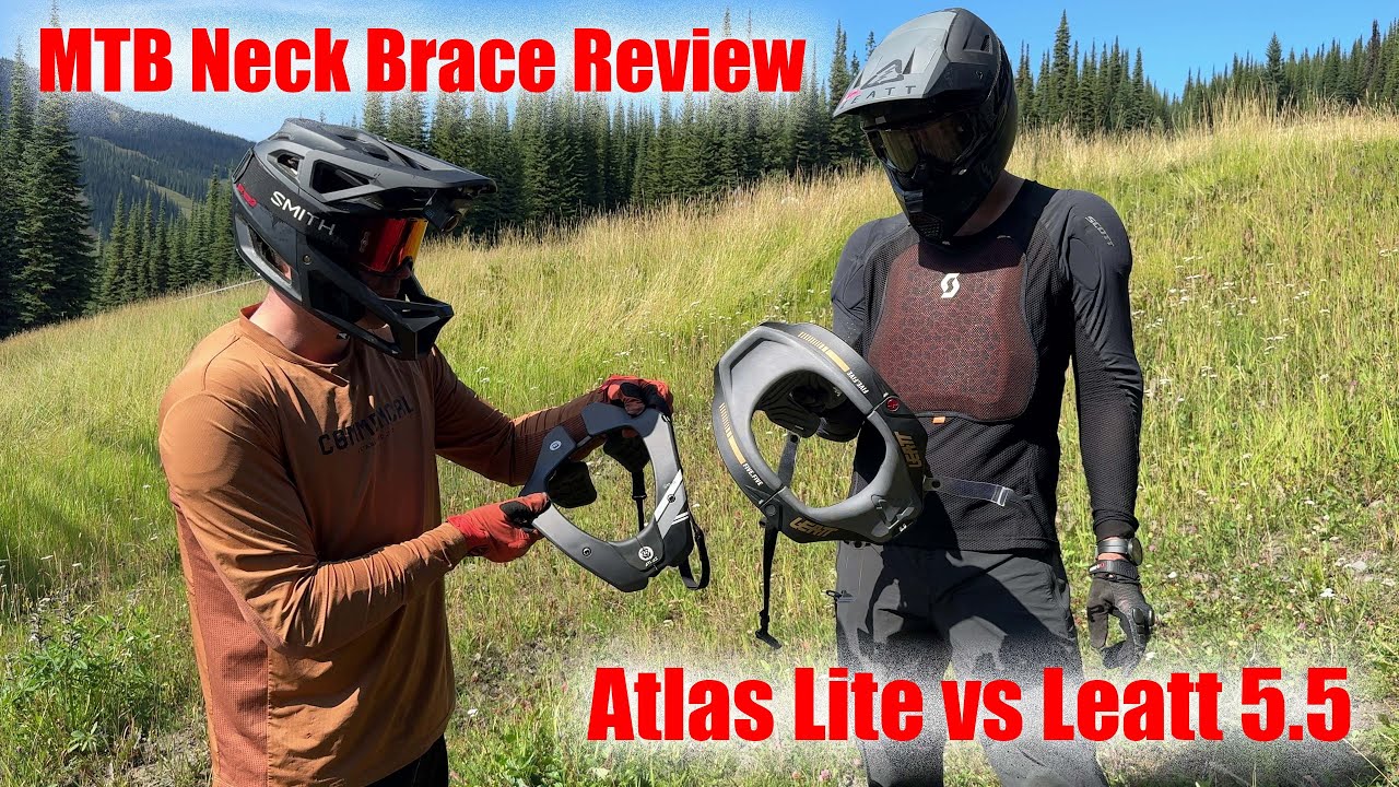 MTB NECK BRACE HONEST REVIEW - ATLAS AIR LITE VS LEATT 5.5