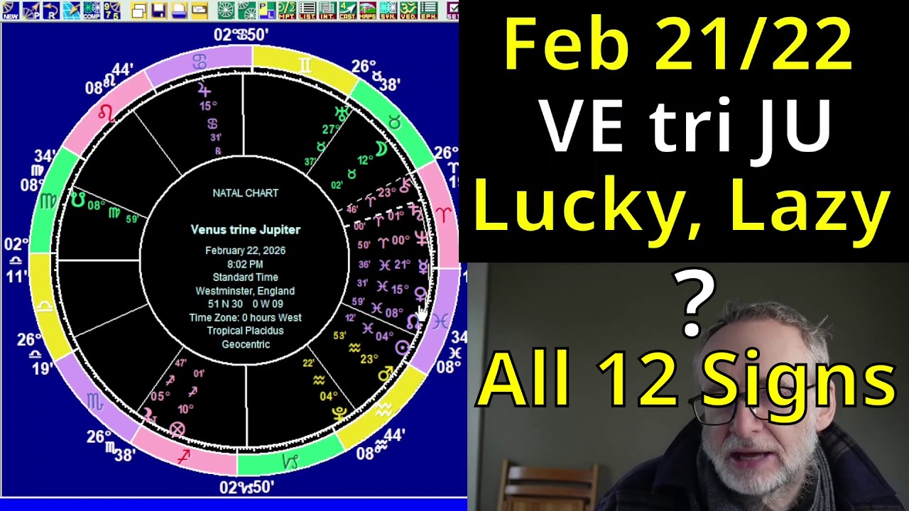 Astrology for the Weekend of Feb 21/22 2026: Venus & Jupiter