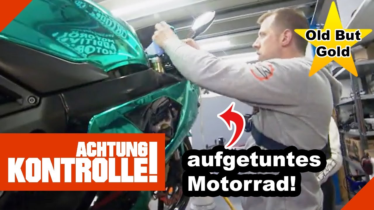Motorrad OHNE DB-Killer! 🏍️ Das Tuning-Virus geht um |Old But Gold| Kabel Eins | Achtung Kontrolle