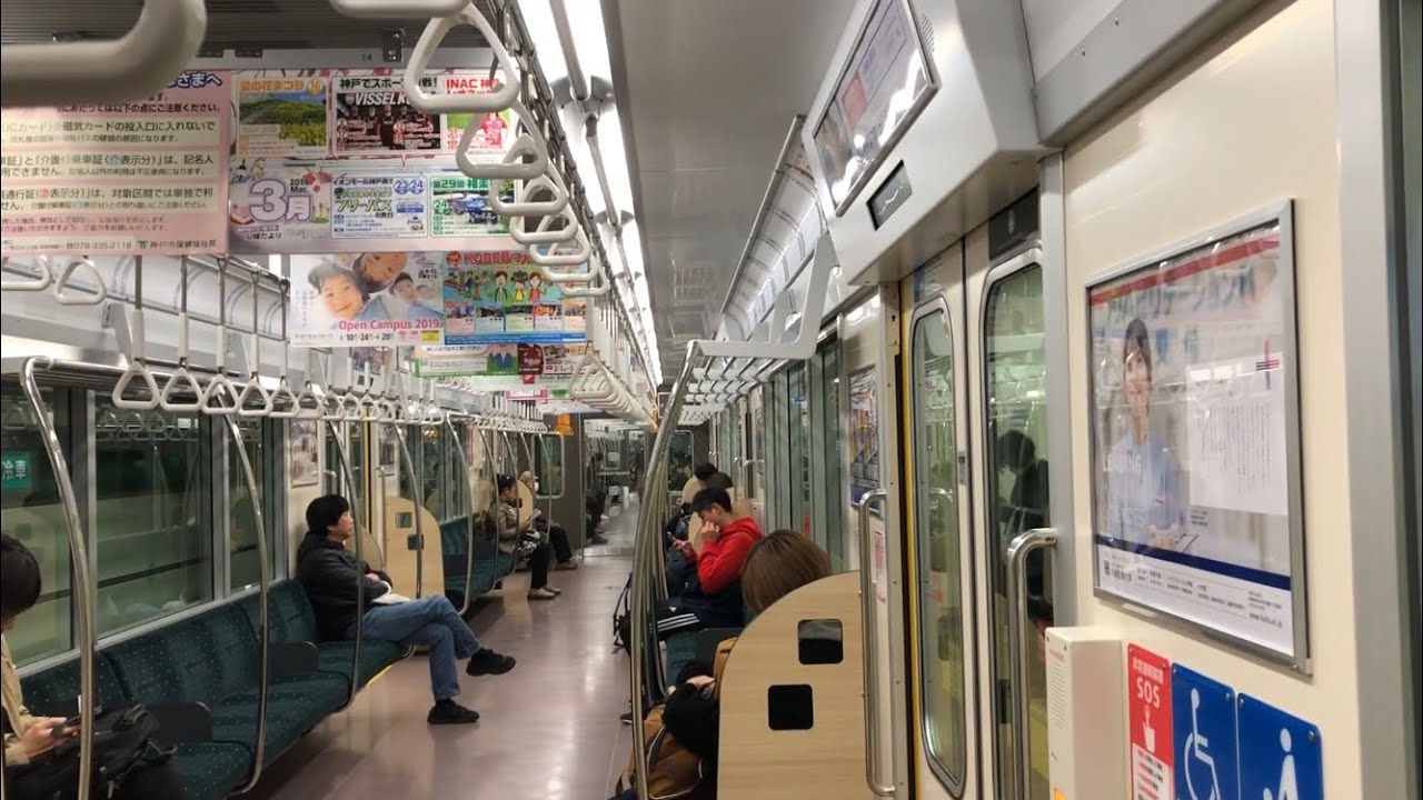 【日立SiC】神戸市交6000形6129F走行音 / KobeSubway-6000 sound