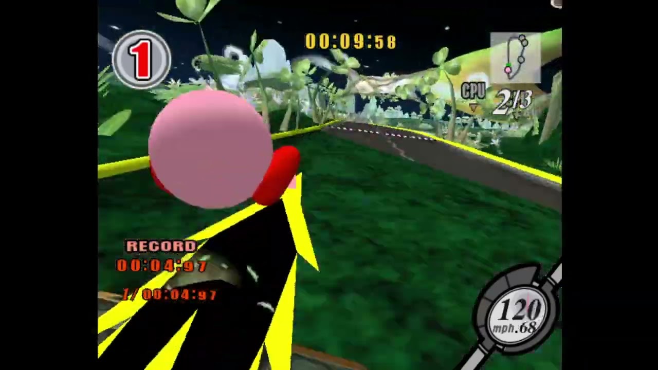Kirby Air Ride Custom Vehicle - Lightning Bolt Star