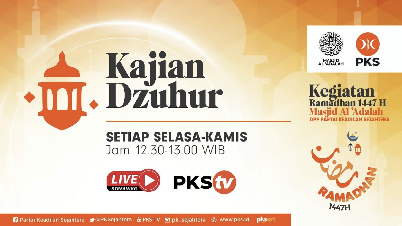 [ Live ] Kajian Ba'da Dzuhur bersama Ust. Abdullah Haidir., Lc., (Husnul Khitam; Akhir yang Baik)