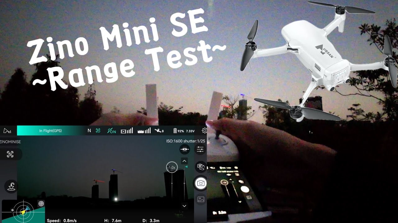 Hubsan Zino Mini SE vs Autel EVO Nano Range Test - Poor Range too?