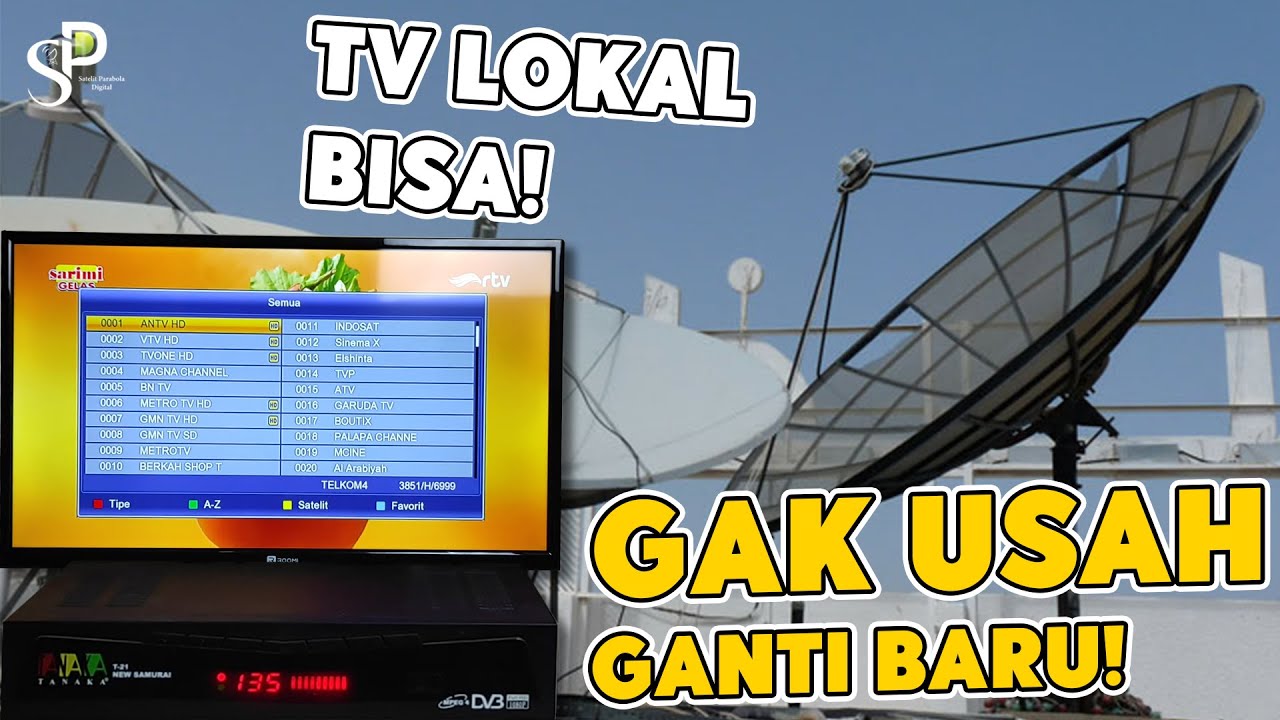 Pakai Receiver Parabola Biasa Masih Bisa Nonton Siaran TV Lokal | Tanpa  Ganti Receiver Rekomendasi