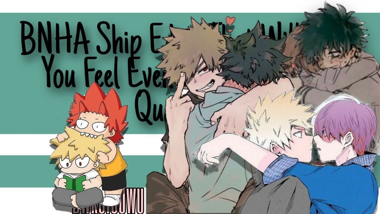 BNHA Ship Edits That Will Make You Feel Even More Lonely In Quarantine