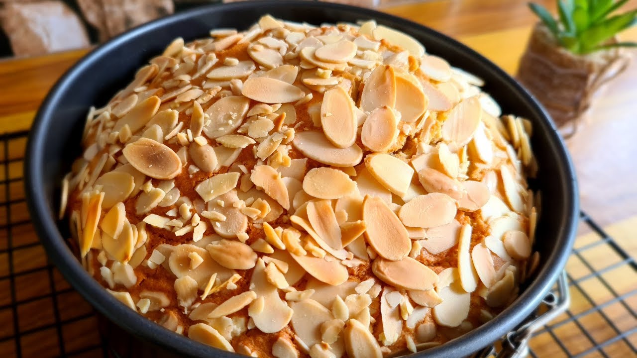 Almond Cake | Soft & Fluffy Cake Recipe