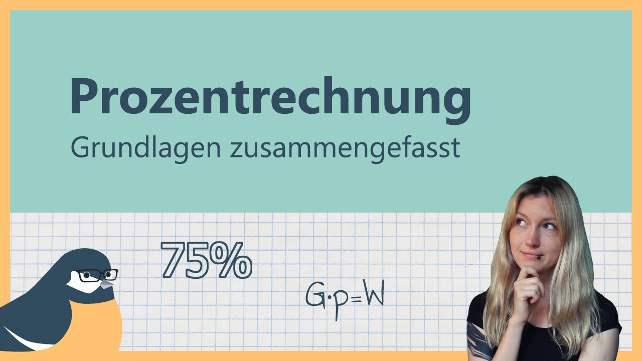 Prozentrechnung - Grundidee und wichtige Begriffe | Mathe-Lückenfüller #20