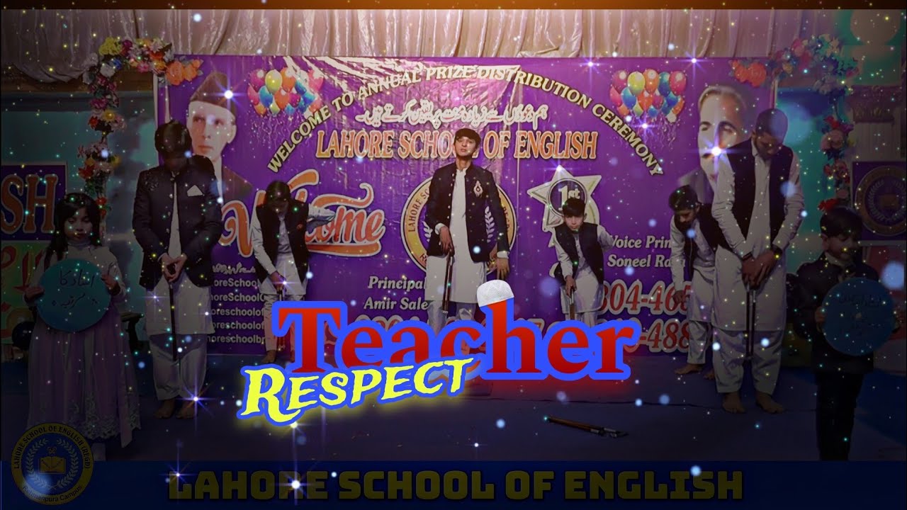 A Special Performance for Teacher's Respect by Students of LAHORE SCHOOL of English