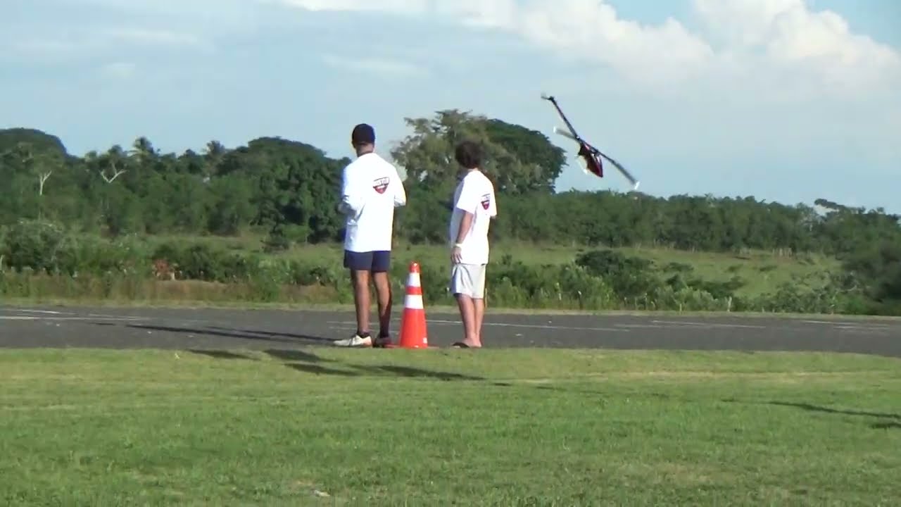 Andre Van Grieken competition flight Heli Dominican Showdown 2025 oct 4