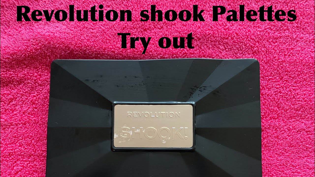 Revolution Shook Palette trial &swatches ||including Foil Frenzy||