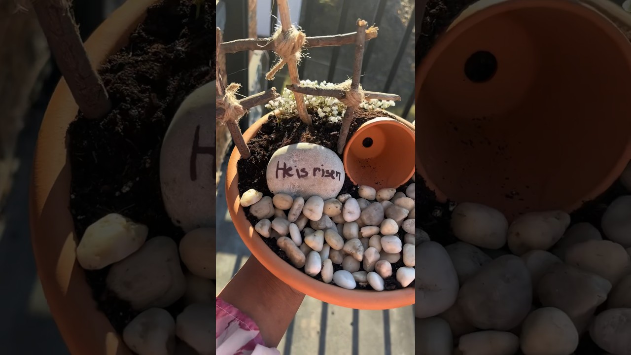 Resurrection garden diy ❤️ #passover#jesus#easter