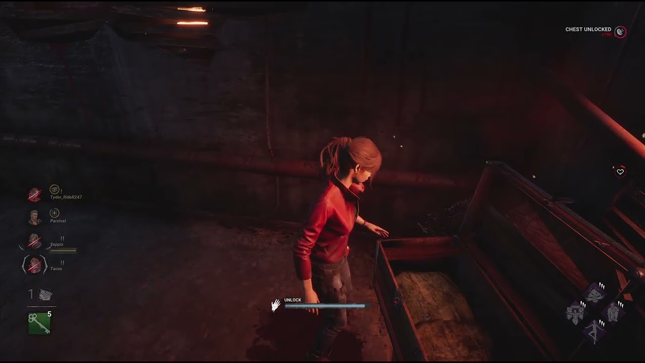 Dead by Daylight Claire Redfield vs the legion