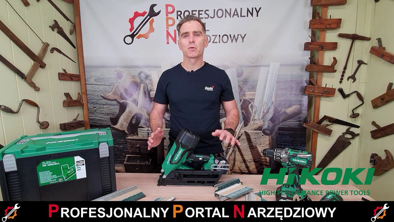 Nowość od Hikoki!!!  Gwoździarka NR 1890 DBCL z unikalnym systemem wbijania gwoździ.