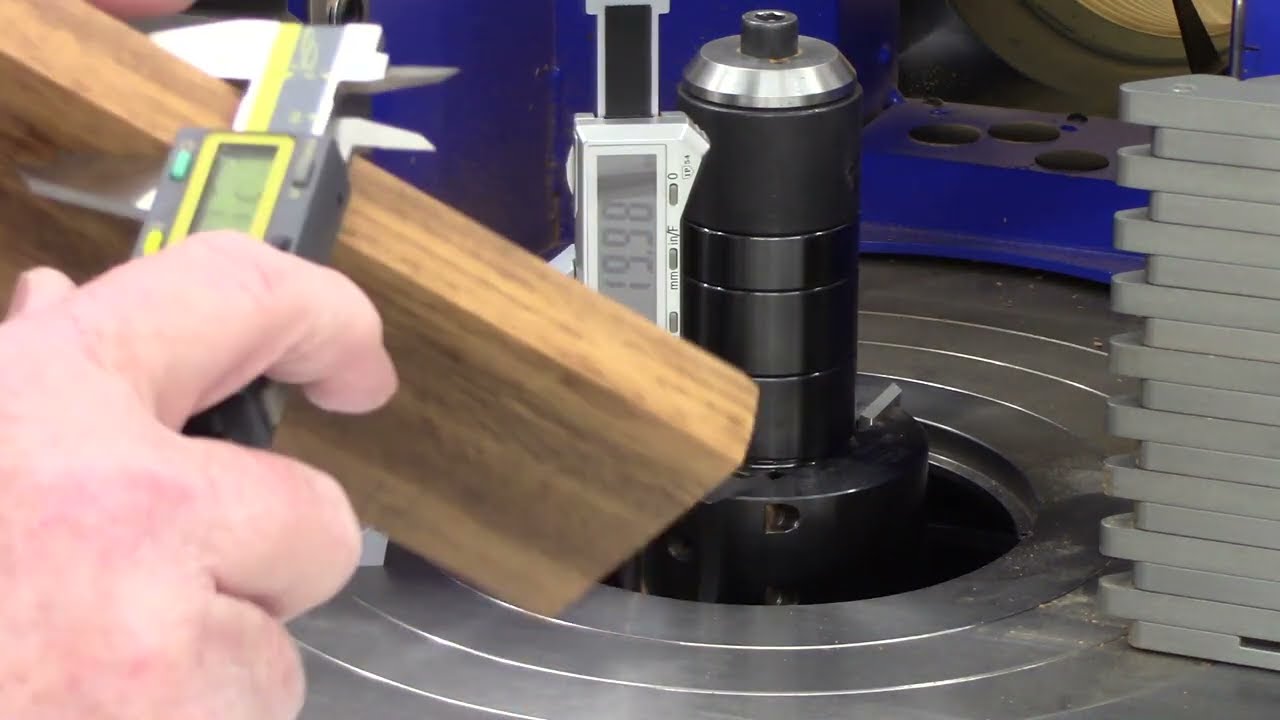 Setting up a bullnose shaper cutter