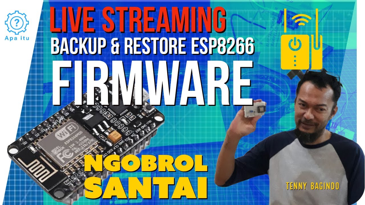 Nyantai bahas backup dan Restore ESP8266 Firmware