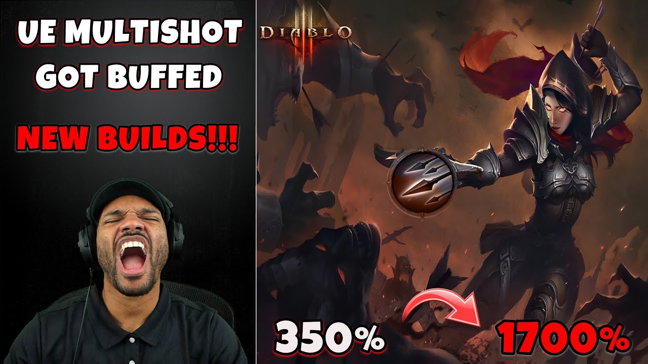S28 DH UE Multishot got buffed!  New setups are here!!!  Diablo 3 RoS