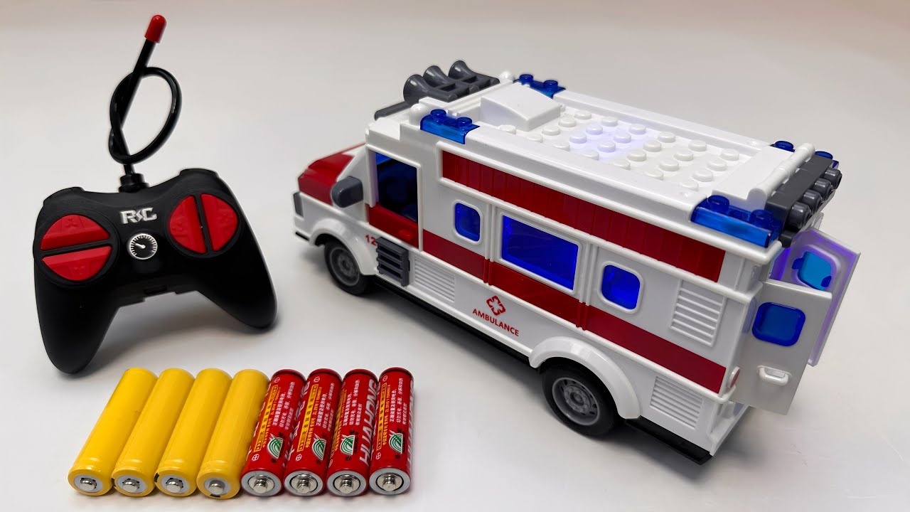 Unboxing Remote-Controlled Ambulance,RC Drift Racing Car,Gear Excavator,Electric Dragon Dance