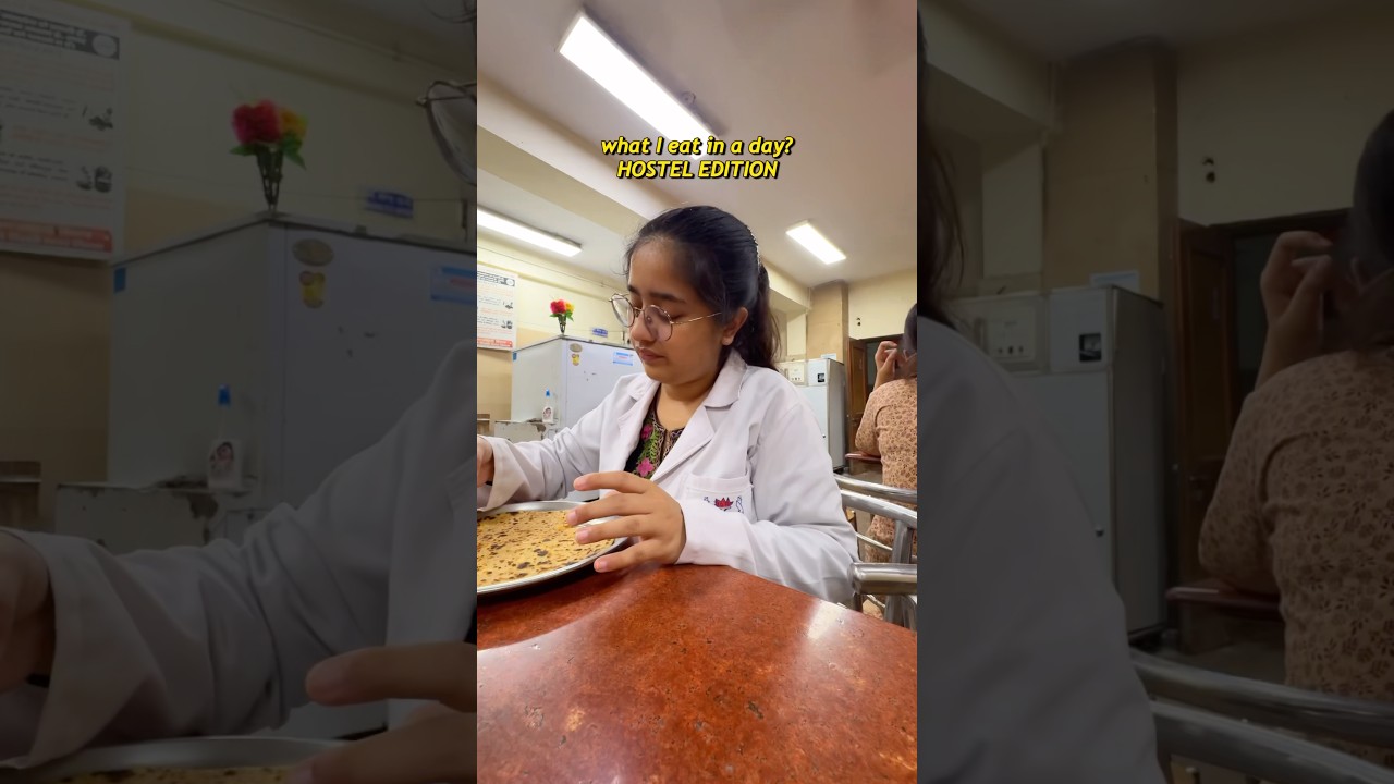 what I eat in a day?! COLLEGE/ HOSTEL edition🍛🌽 #minivlog #medstudentlife