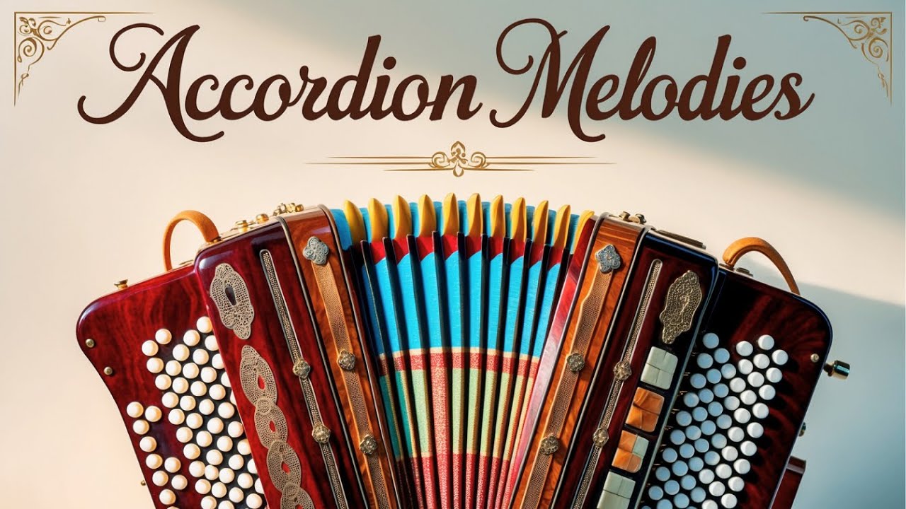 Soothing Accordion Music for Relaxation | Cafe Ambience