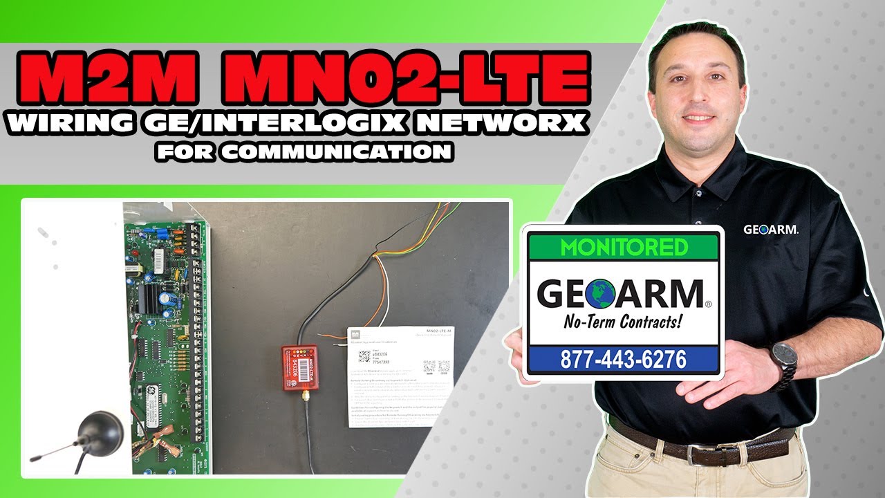 M2M MN02-LTE Cellular Communicator: GE/Interlogix Networx Wiring