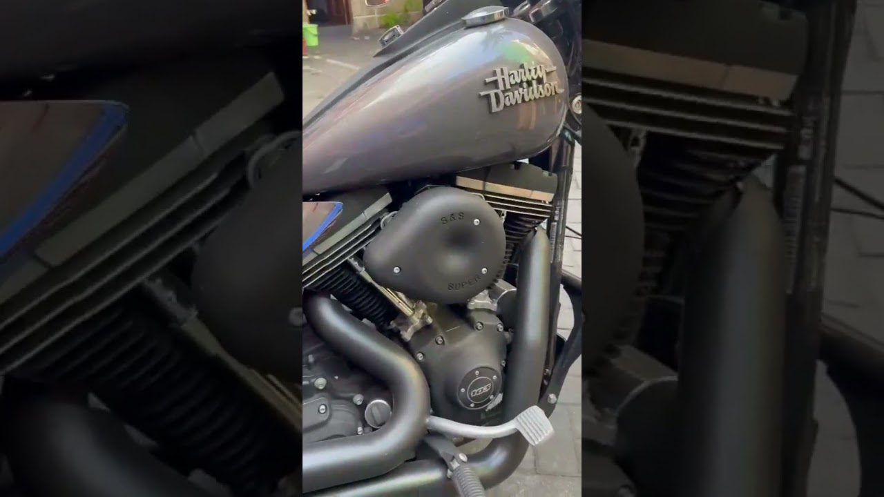 Harley Davidson dyna streetbob FXDB  2014 pajak ON plat AB Silver harga 460jt call 08112933939