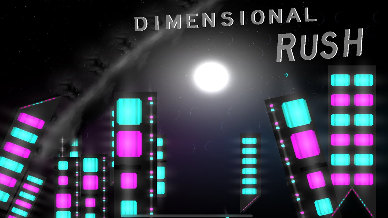 Dimensional Rush (upcoming 10 minute demon level) by NevaSPL and Sal4ms - Geometry dash 2.2
