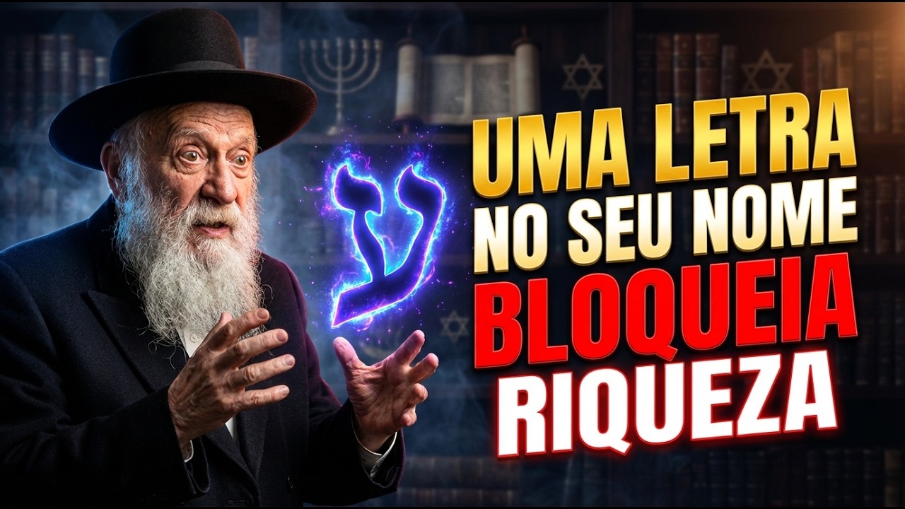 🔴 UMA ÚNICA Letra No Seu Nome BLOQUEIA Riqueza — Judeus NUNCA Usam, Calcule AGORA | Cabala