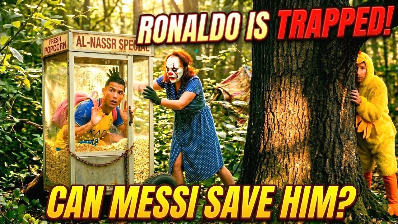 😁Ronaldo is trapped! Can Messi save him