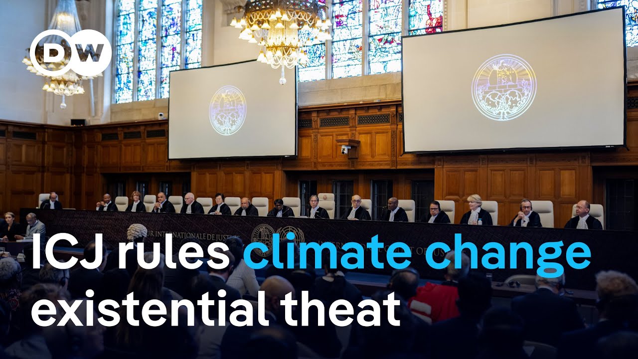 The International Court of Justice says healthy environment is a human right | DW News