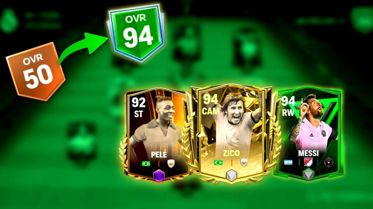 Road To 100 Rating!! Best Team Upgrade Ever - We've Pelé, Prime Icon Zico, Messi, Ronaldo