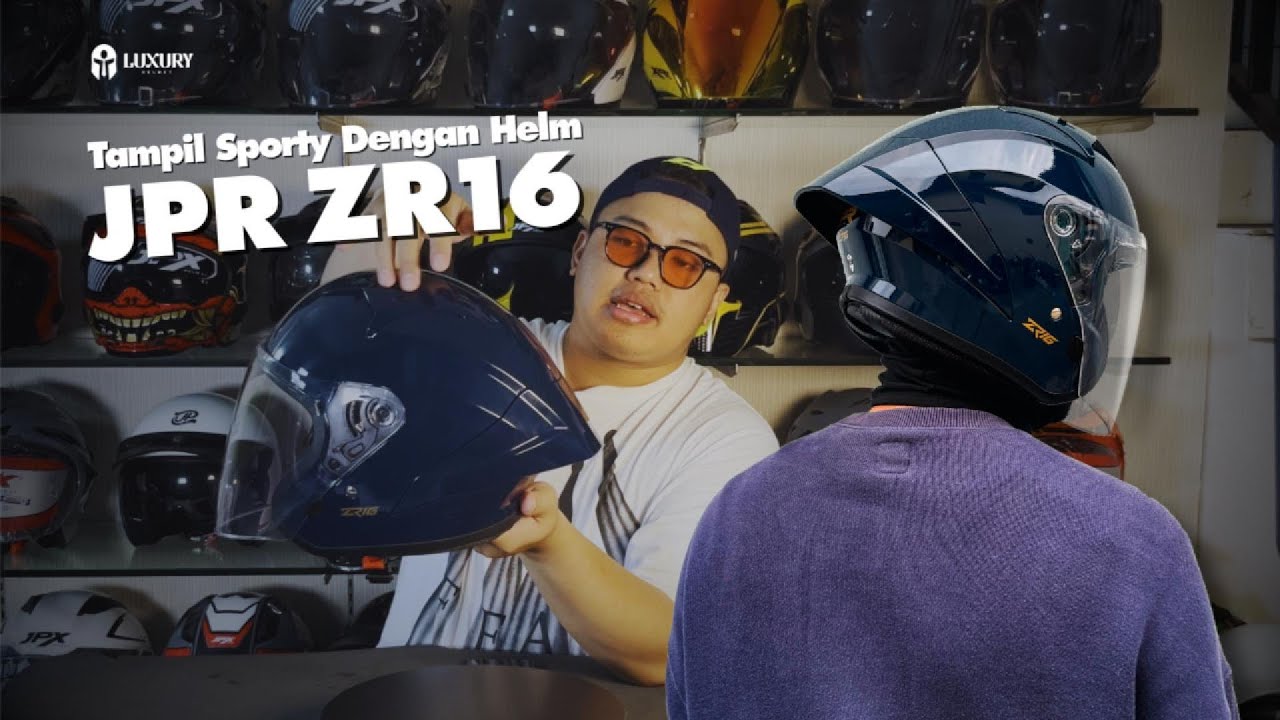REVIEW HELM JPR ZR16 Helm keren diharga 200ribuan