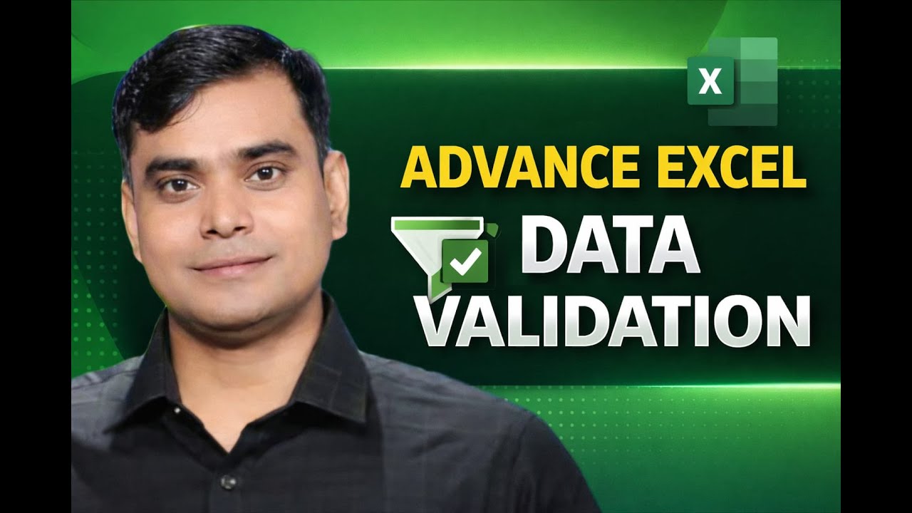 DATA VALIDATION  IN EXCEL