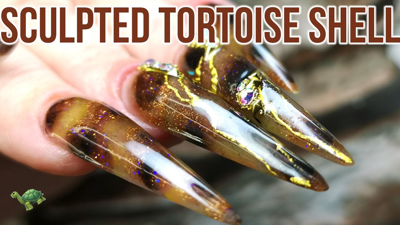 ACRYLIC SCULPTED TORTOISE SHELL