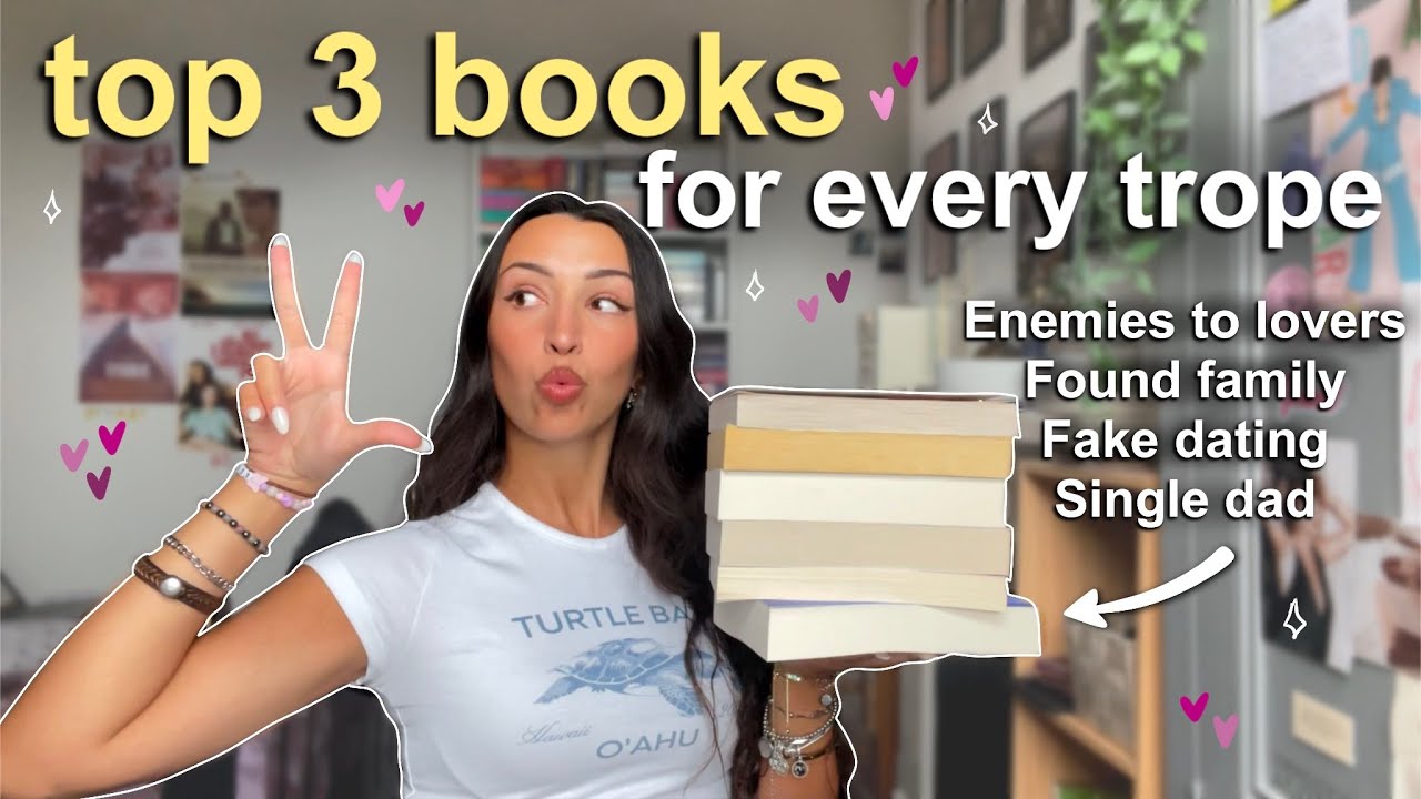 TOP 3 books for every trope ⭐️📚💕