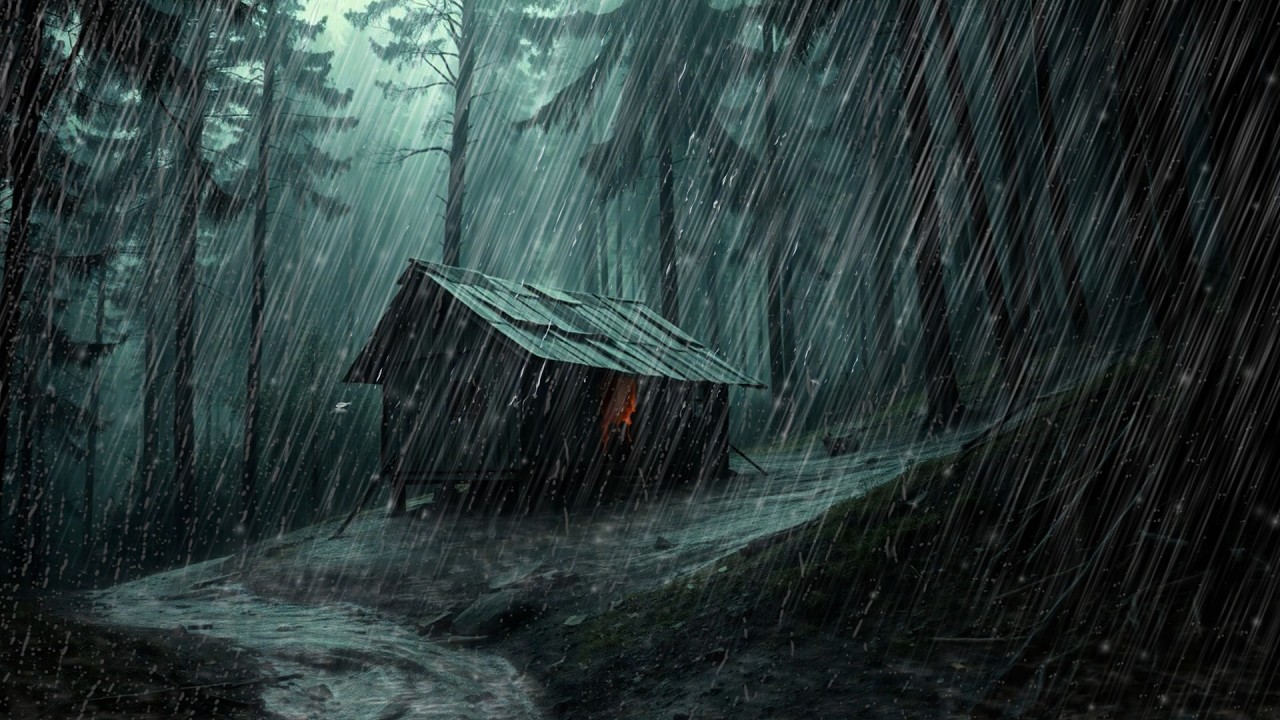 Heavy Rain in the Jungle – Intense Rainstorm Sounds for Deep Sleep & Calm