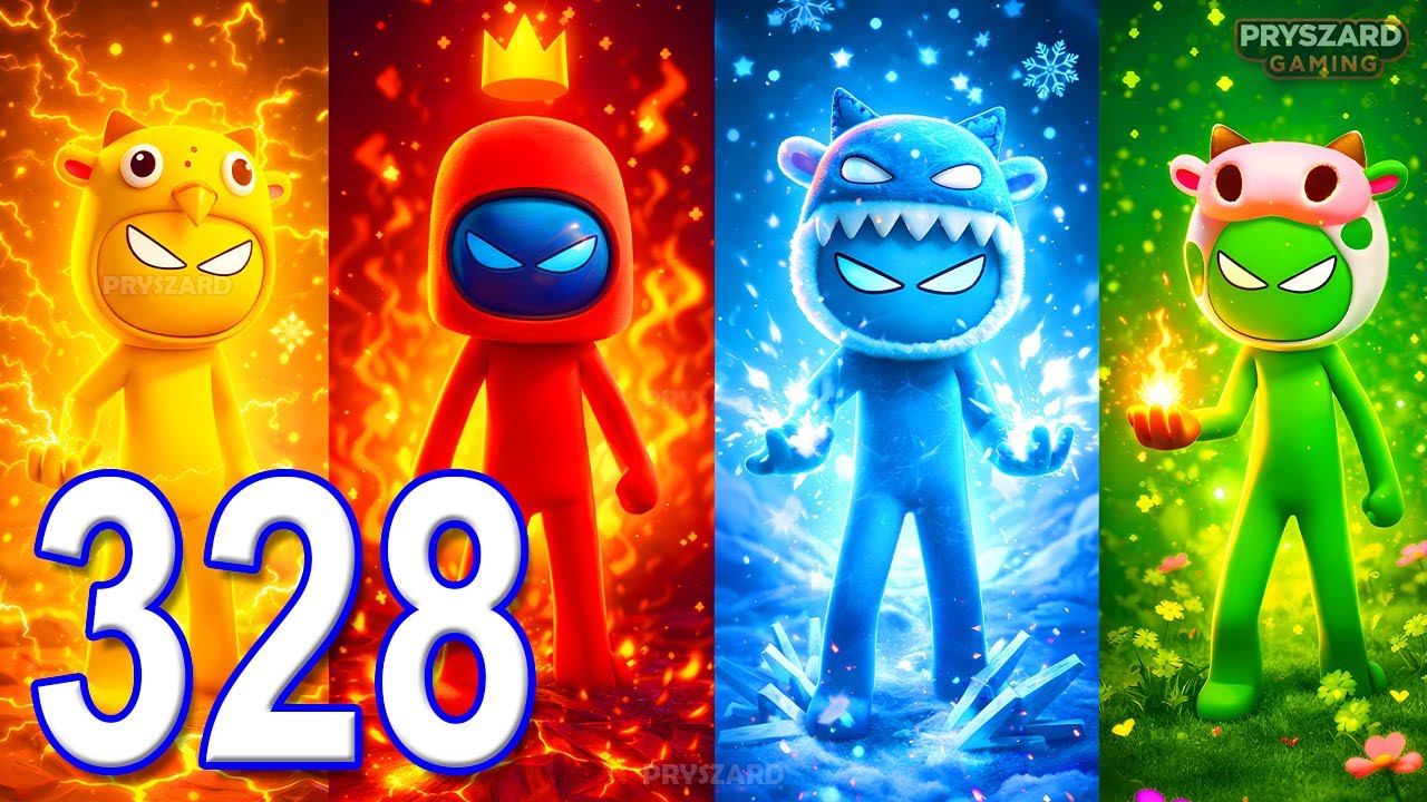 Stickman Party - Gameplay Part 328 Random Funny MiniGames 1 2 3 4 Plyer Free New Update Adventure