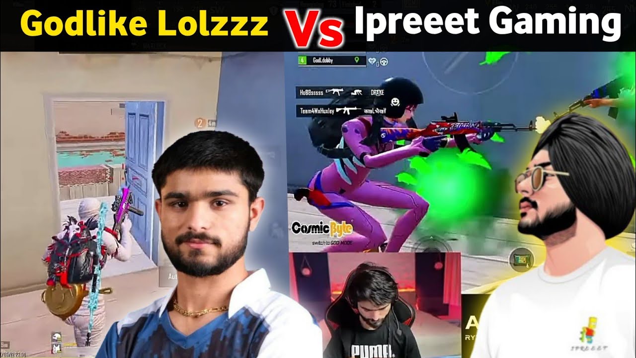 lolzzz gaming vs ipreet gaming | ipreet yt vs lolzzz gaming | lolzzz gaming in my lobby | bgmi