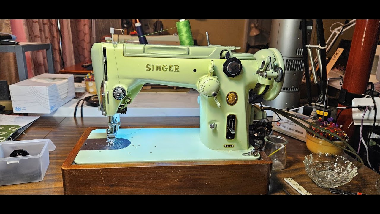 Meet Bessie, our Singer 319W Vintage Sewing Machine