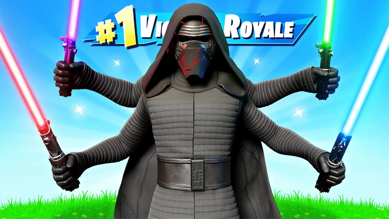 The LIGHTSABER *ONLY* CHALLENGE in Fortnite! (RAGE)